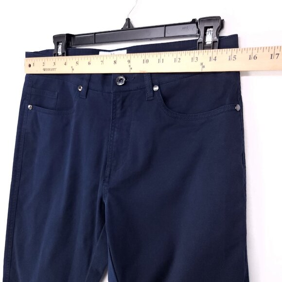 CXL by Christian Lacroix Mens Chino Pants Blue 30x32 Modern Fit - Picture 10 of 13